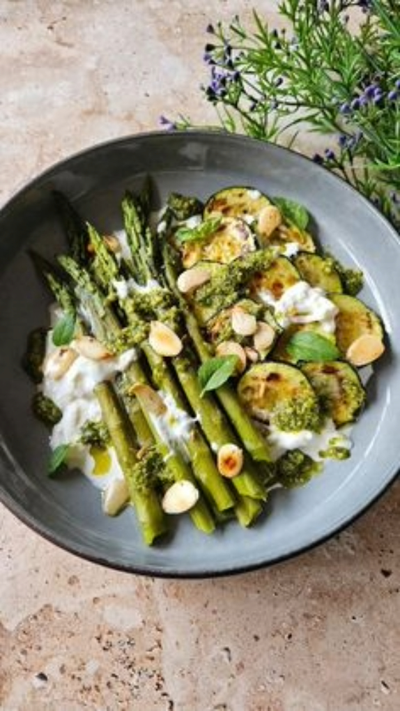 Esparragos ricos y nutritivos