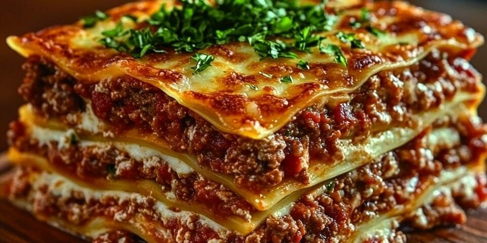 Lasaña rica
