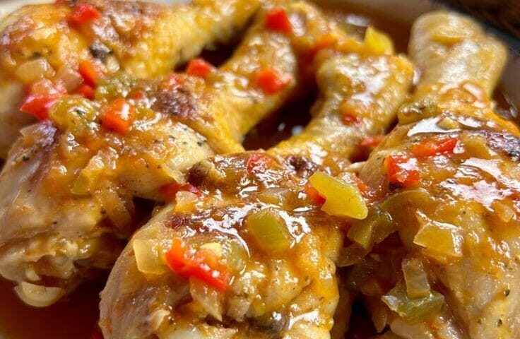Pollo en salasa