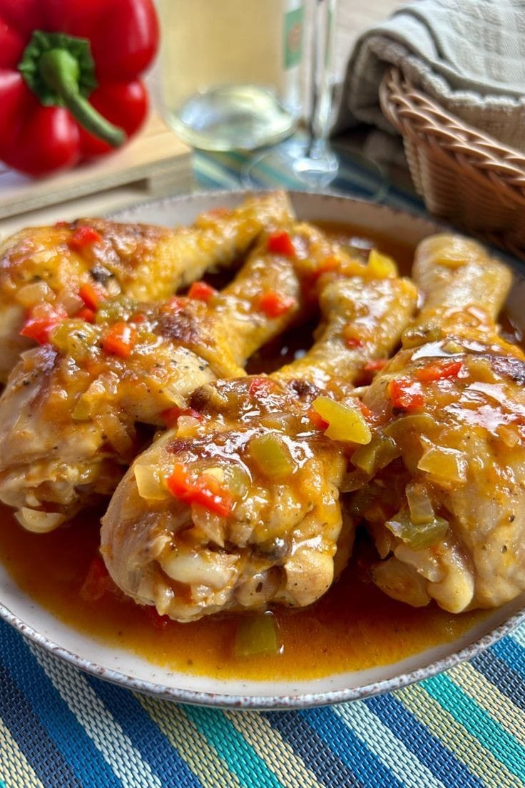 Pollo en salasa