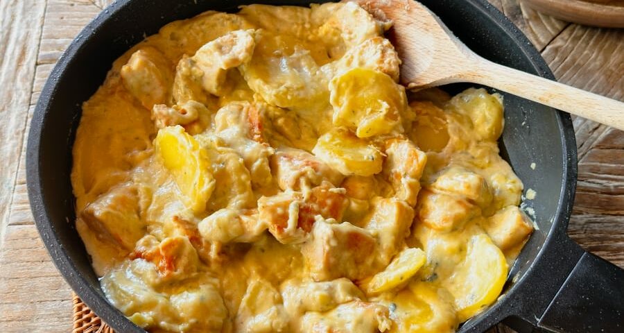 Pollo con queso